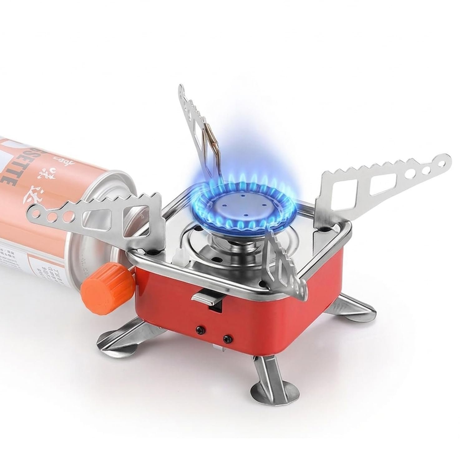 Gas Stove for Kitchen, Compact Cooking Gas Burner for Home Cooking, Portable Gas Stove with Easy-to-Use Design for Indian Kitchen, Daily Cooking and Meal Preparation