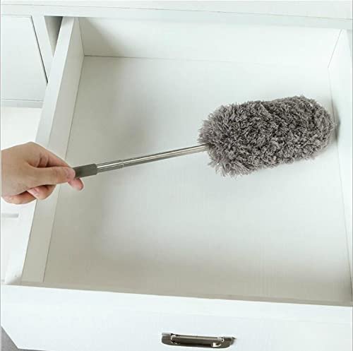 Mini Microfiber Feather Duster, Soft Handheld Dust Cleaning Brush for Car, Dashboard, Computer, Furniture, Table and Home, Compact Reusable Duster for Office and Everyday Cleaning