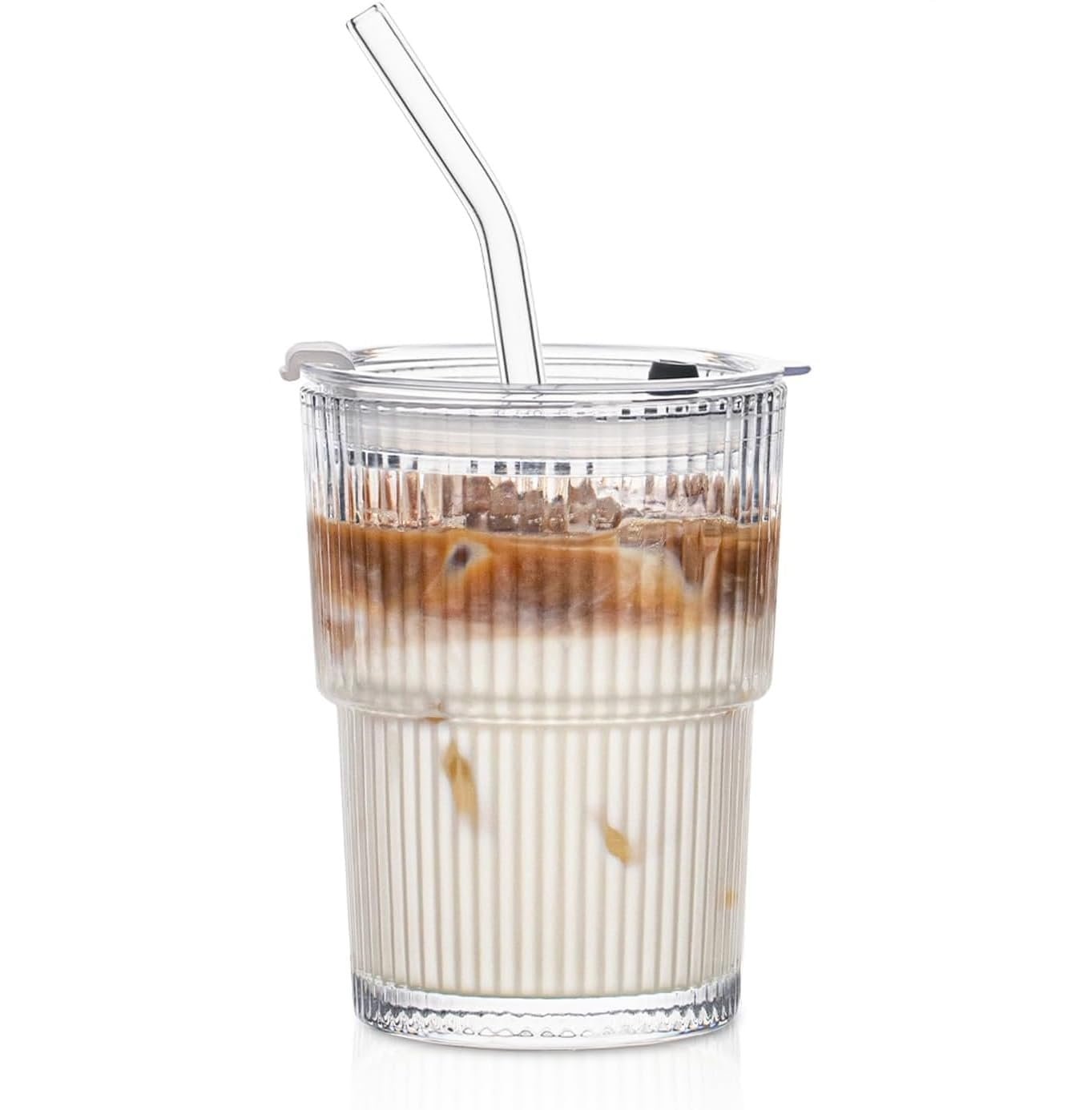450 ML Plastic Coffee Mug, Reusable Drinking Cup for Coffee, Tea, Milk and Beverages, Lightweight Portable Mug with Handle Style Design for Home, Office, Desk, Travel and Everyday Use